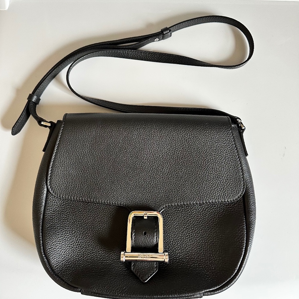 BOSS Kristin Leather Saddle Bag